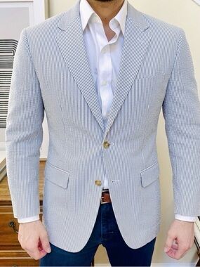 NEW Polo Ralph Lauren Seersucker Blazer | 46